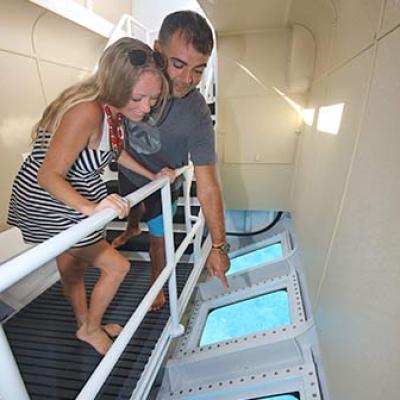 a person sitting in a chair